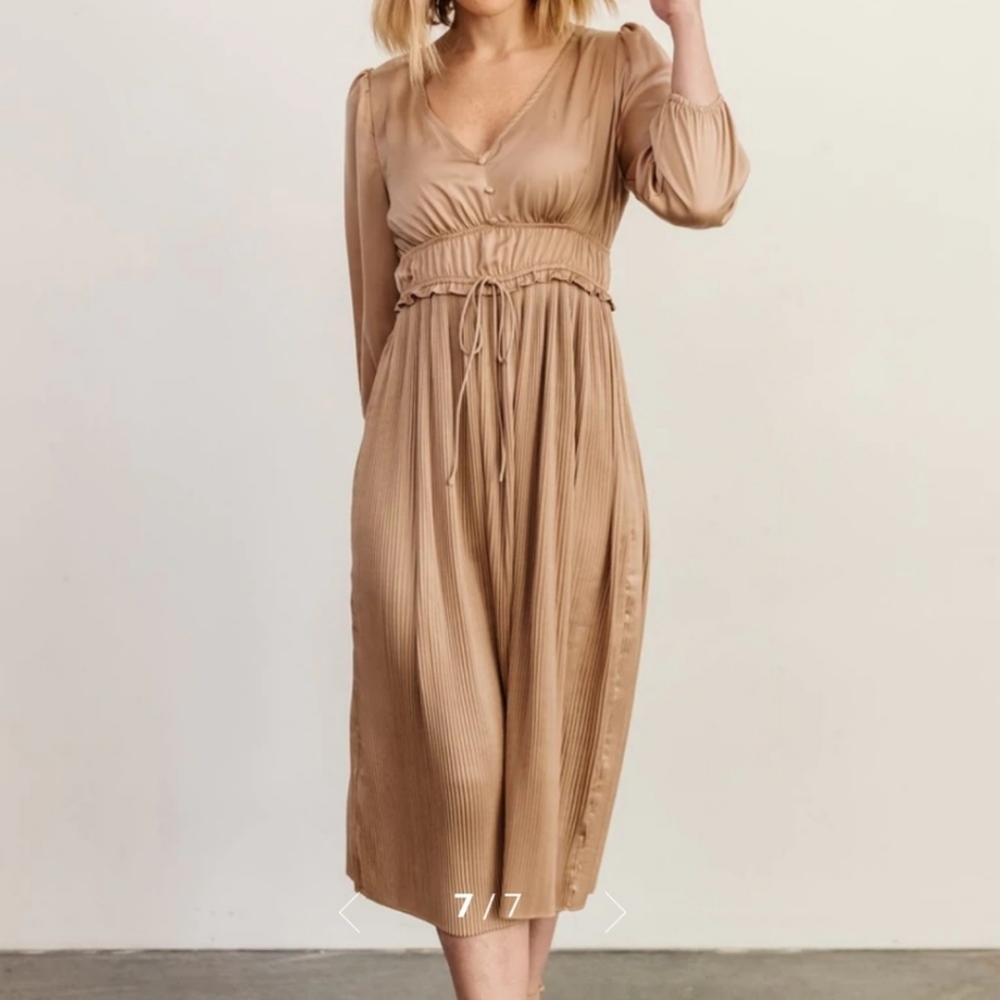 Baltic Born Gabriella Satin Midi Dress